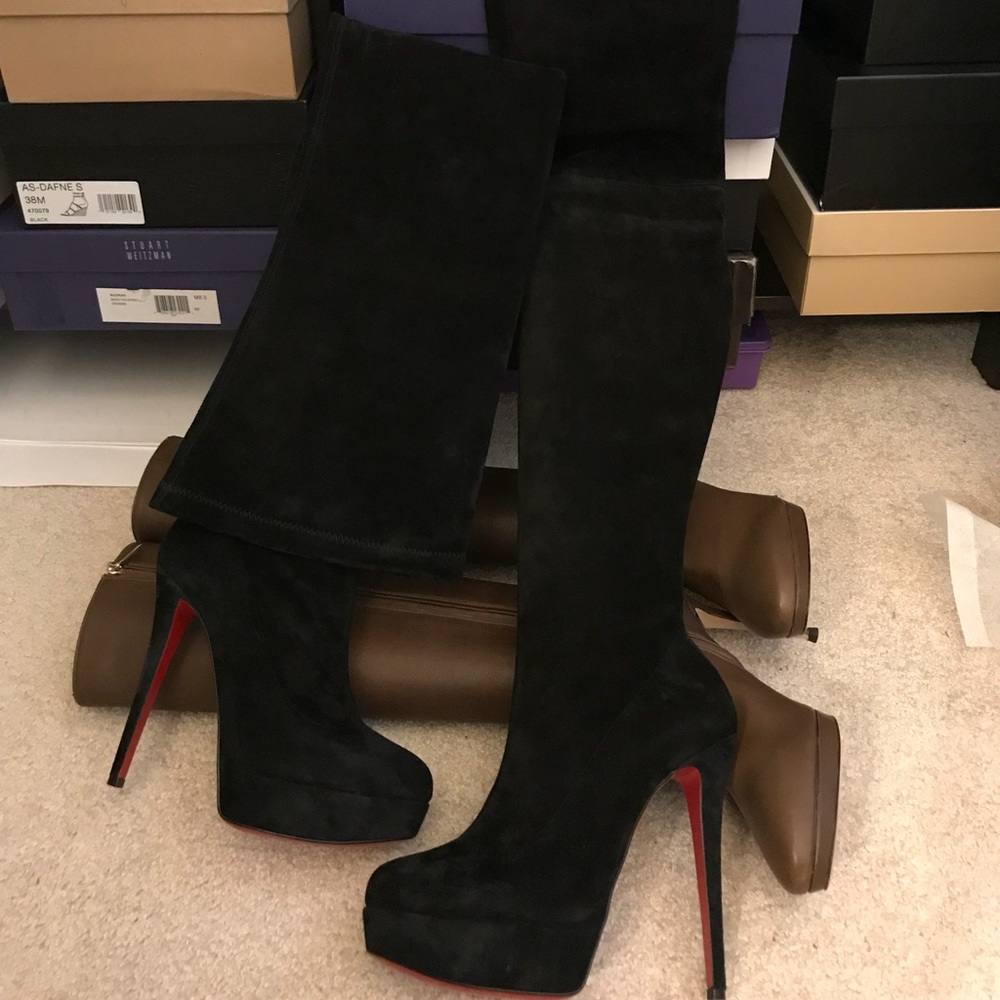 Brand New Christian Louboutin Thigh High boots